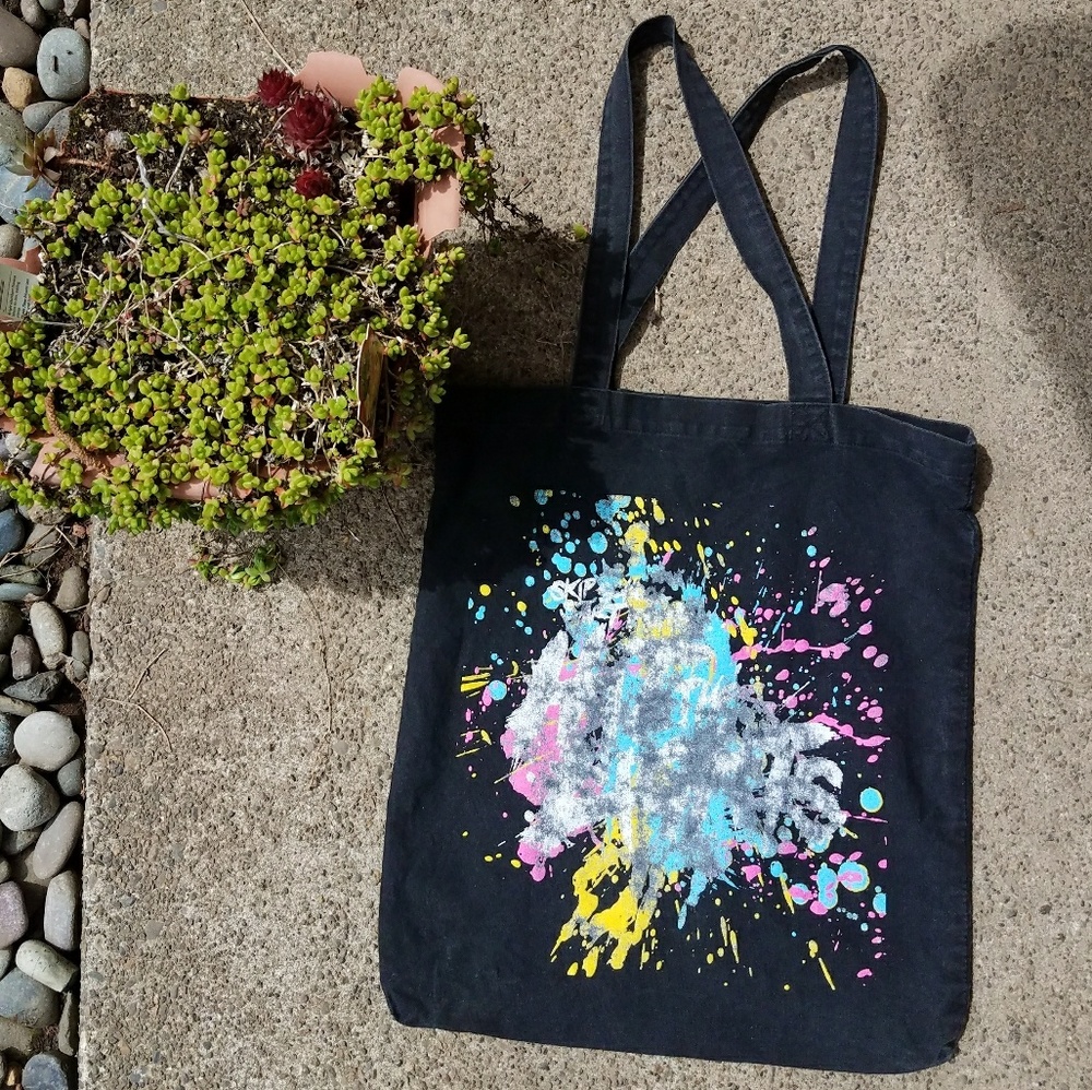 Paint Splatter Tote Bag